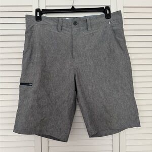 Flag & Anthem Men's MadeFlex Shorts Grey Moisture Wicking Golf Outdoors Sz 33